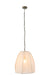 Ceiling Lamp Pear Linen/Iron White Small-Hanglampen-J-Line