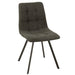 Chair Babette Textile/Metal Dark Grey-Eetkamerstoelen-J-Line