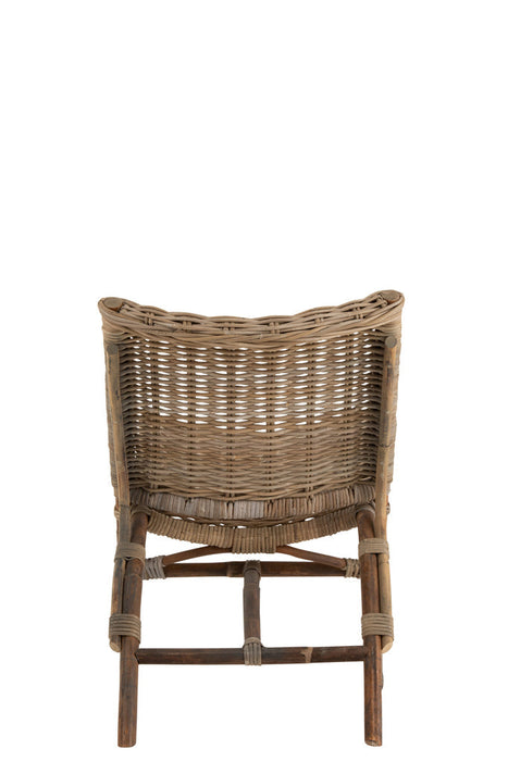 Chair Beach Teak Wood Natural-Buitenstoel-J-Line