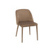 Chair Charlotte Textile/Metal Brown-Eetkamerstoelen-J-Line