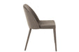 Chair Charlotte Textile/Metal Middle Grey-Eetkamerstoelen-J-Line