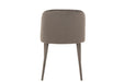 Chair Charlotte Textile/Metal Middle Grey-Eetkamerstoelen-J-Line