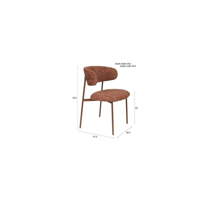 Chair Claes Terra-Eetkamerstoelen-Creating Home