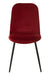 Chair Claire Metal/Textile Burgundy-Eetkamerstoelen-J-Line