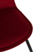 Chair Claire Metal/Textile Burgundy-Eetkamerstoelen-J-Line