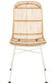 Chair Ema Rattan/Metal Natural/White-Eetkamerstoelen-J-Line