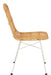 Chair Ema Rattan/Metal Natural/White-Eetkamerstoelen-J-Line