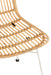 Chair Ema Rattan/Metal Natural/White-Eetkamerstoelen-J-Line