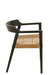 Chair Emma Teak Black/Brown-Eetkamerstoelen-J-Line