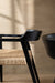 Chair Emma Teak Black/Brown-Eetkamerstoelen-J-Line