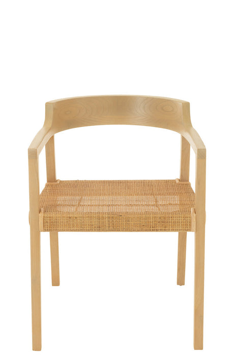 Chair Emma Teak Natural-Eetkamerstoelen-J-Line