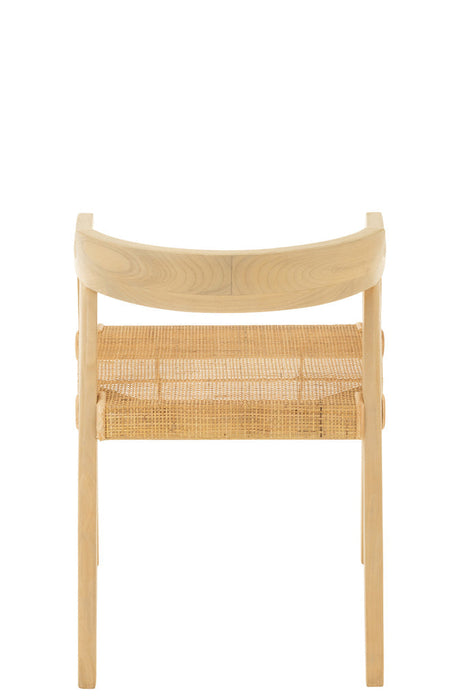 Chair Emma Teak Natural-Eetkamerstoelen-J-Line