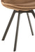 Chair Helene Metal/Textile Brown-Eetkamerstoelen-J-Line