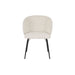 Chair Joa Beige met zwarte poten-Eetkamerstoelen-Creating Home