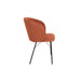 Chair Joa Terra met zwarte poten-Eetkamerstoelen-Creating Home