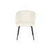 Chair Joa Wit | met zwarte poten-Eetkamerstoelen-Creating Home