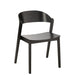 Chair Laga Oak Wood/Plywood Black-Eetkamerstoelen-J-Line