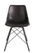 Chair Loft Leather/Metal Black-Eetkamerstoelen-J-Line