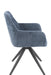 Chair Louna Iron/Acrylic Blue-Eetkamerstoelen-J-Line