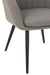 Chair Miles Steel/Foam Grey-Eetkamerstoelen-J-Line