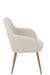 Chair Miles Steel/Foam Ivory-Eetkamerstoelen-J-Line