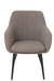 Chair Miles Steel/Foam Taupe-Eetkamerstoelen-J-Line