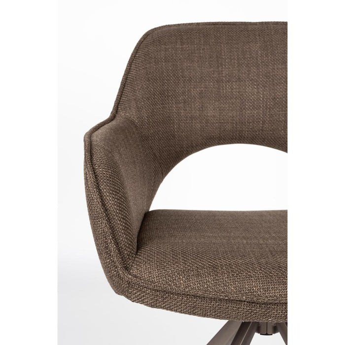 Chair Toye | Brown | Draaibaar-Eetkamerstoelen-Creating Home