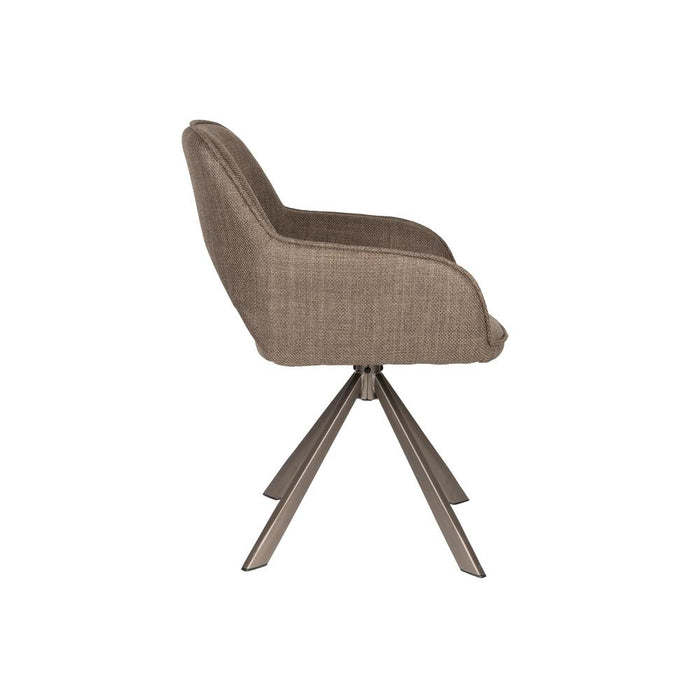 Chair Toye | Brown | Draaibaar-Eetkamerstoelen-Creating Home