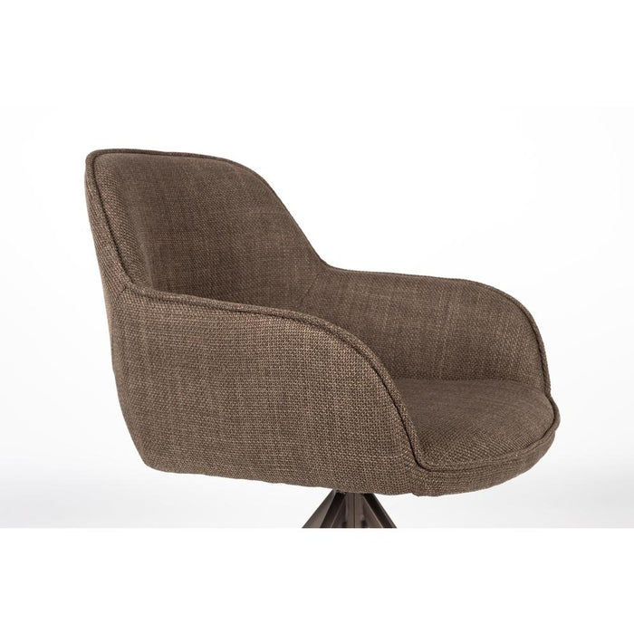 Chair Toye | Brown | Draaibaar-Eetkamerstoelen-Creating Home