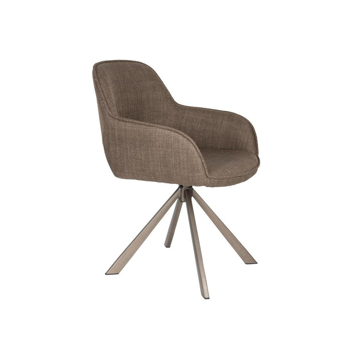 Chair Toye | Brown | Draaibaar-Eetkamerstoelen-Creating Home