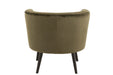 Chair Tub Textile/Wood Green-Fauteuils-J-Line