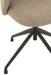 Chair Turn/Up/Down Linen Dark Brown/Beige-Eetkamerstoelen-J-Line