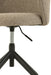 Chair Turn/Up/Down Linen Dark Brown/Beige-Eetkamerstoelen-J-Line