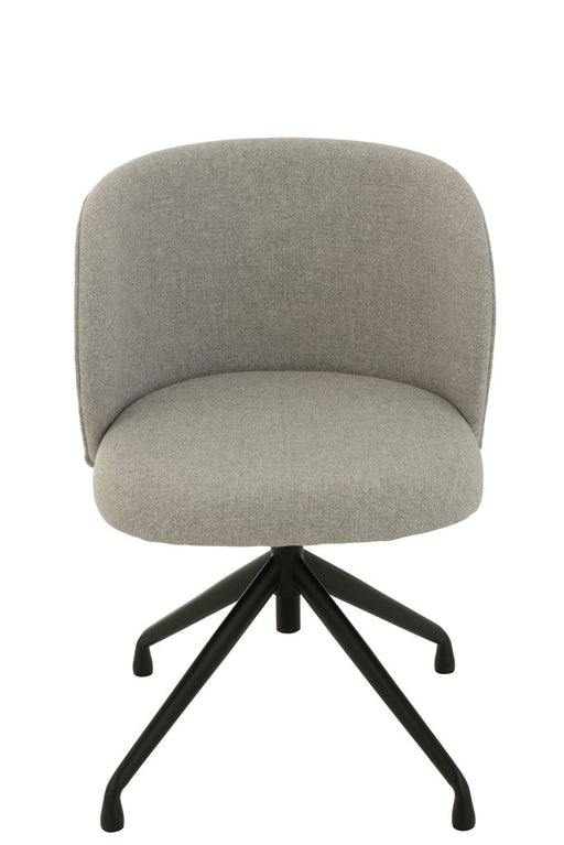 Chair Turn/Up/Down Linen Grey-Eetkamerstoelen-J-Line