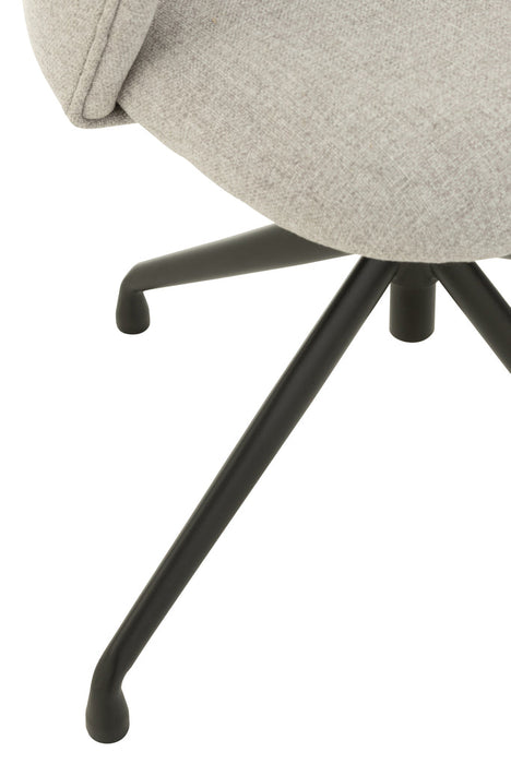 Chair Turn/Up/Down Linen Grey-Eetkamerstoelen-J-Line