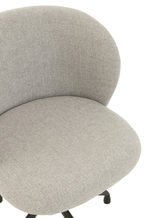 Chair Turn/Up/Down Linen Grey-Eetkamerstoelen-J-Line