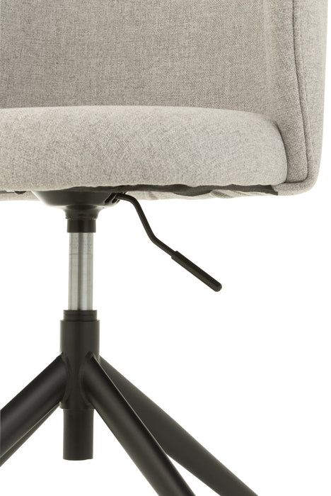 Chair Turn/Up/Down Linen Grey-Eetkamerstoelen-J-Line