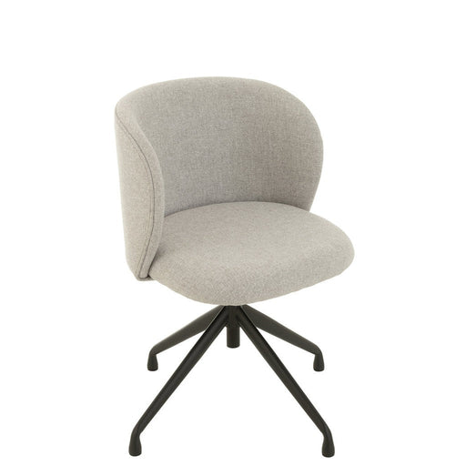 Chair Turn/Up/Down Linen Grey-Eetkamerstoelen-J-Line