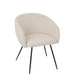 Chair Wales Steel/Foam Ivory-Eetkamerstoelen-J-Line