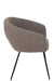 Chair Wales Steel/Foam Taupe-Eetkamerstoelen-J-Line