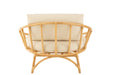 Chair+Cushion Rattan/Textile Natural/White-Fauteuils-J-Line