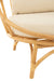 Chair+Cushion Rattan/Textile Natural/White-Fauteuils-J-Line