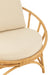 Chair+Cushion Rattan/Textile Natural/White-Fauteuils-J-Line