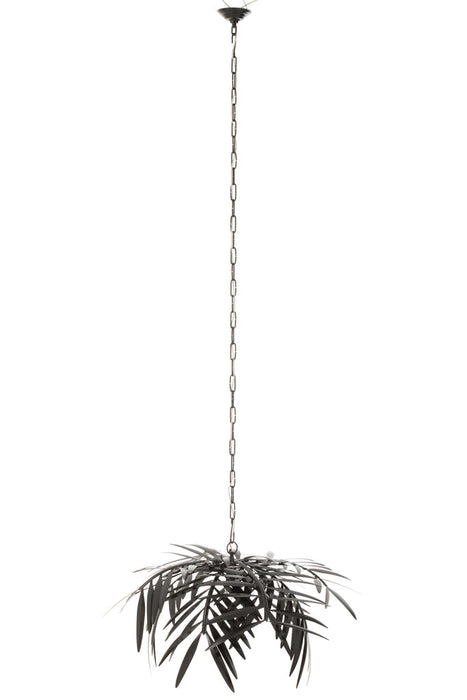 Chandelier Leaf Metal Black-Hanglampen-J-Line