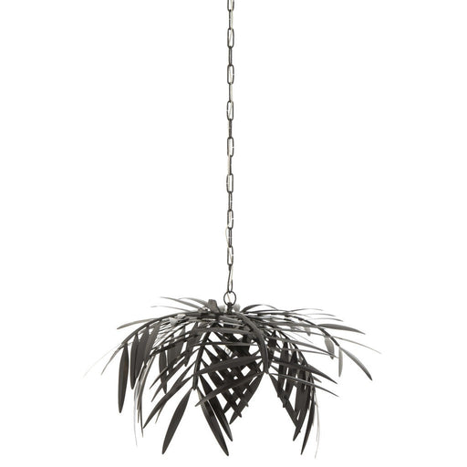 Chandelier Leaf Metal Black-Hanglampen-J-Line