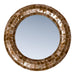 Chelsae Bronze Poly Rond Shell Spiegel S-Spiegels-PTMD