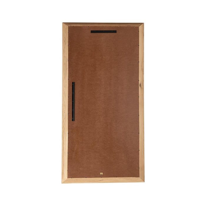 Chevar Naturel Eiken Hout Spiegel Rechthoekig L-Spiegels-PTMD