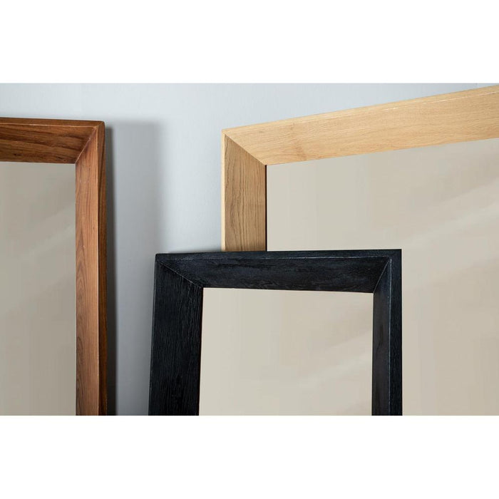 Chevar Naturel Eiken Hout Spiegel Rechthoekig L-Spiegels-PTMD