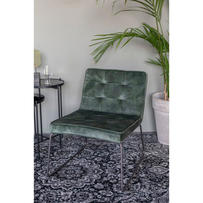 Clark Fauteuil Grijs Groen-Fauteuils-Creating Home