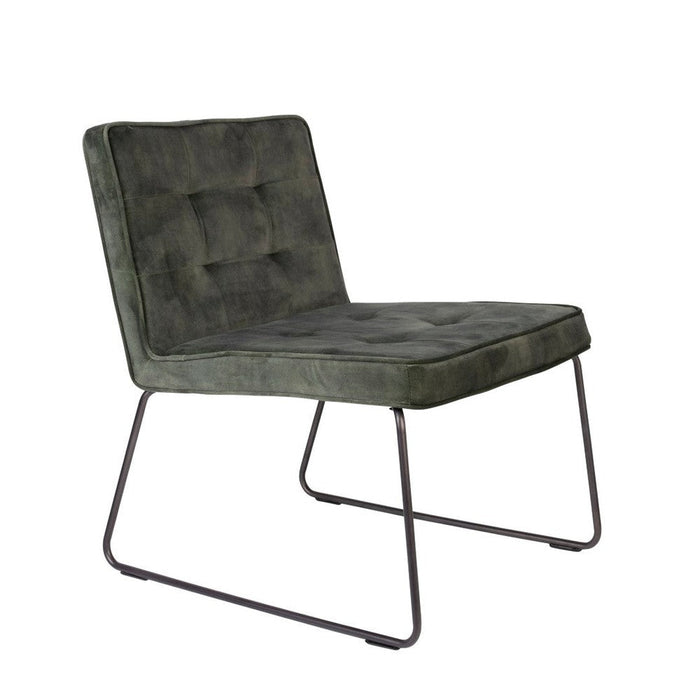 Clark Fauteuil Grijs Groen-Fauteuils-Creating Home